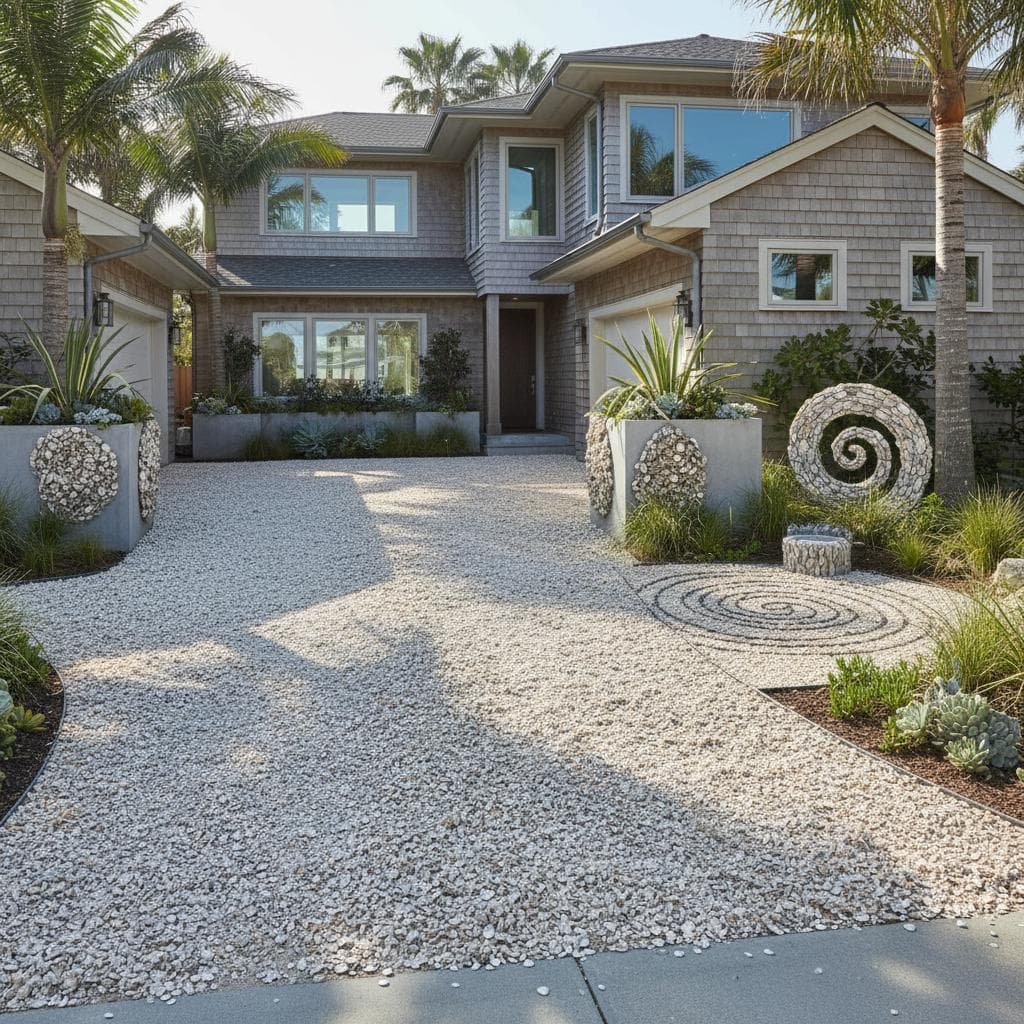 Featured image for Oyster Shells Transform Driveways Into Coastal Charm