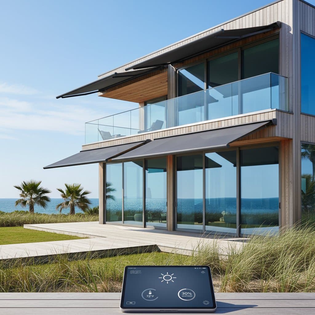 Featured image for Smart Awnings Cut Beach House AC Costs by 30%