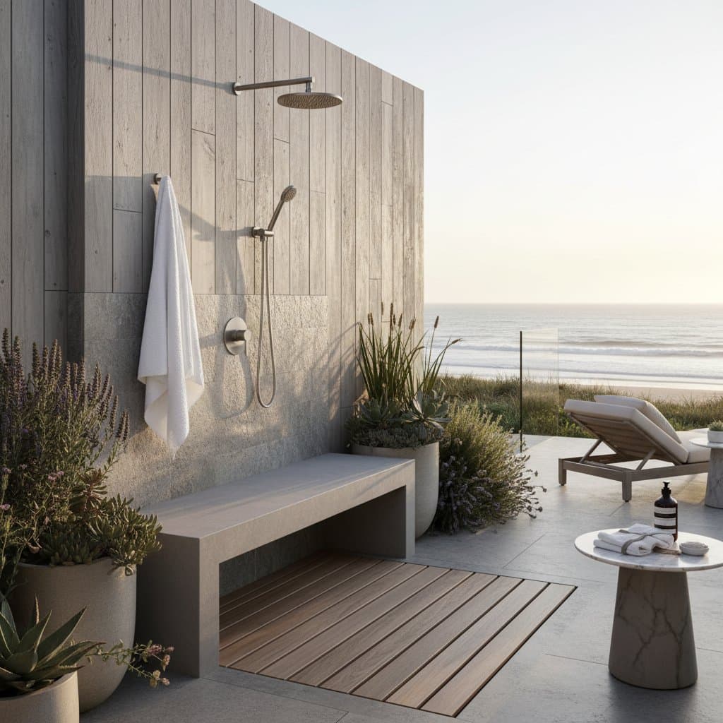 Preview image for Why Outdoor Showers Lead Coastal Home Upgrades