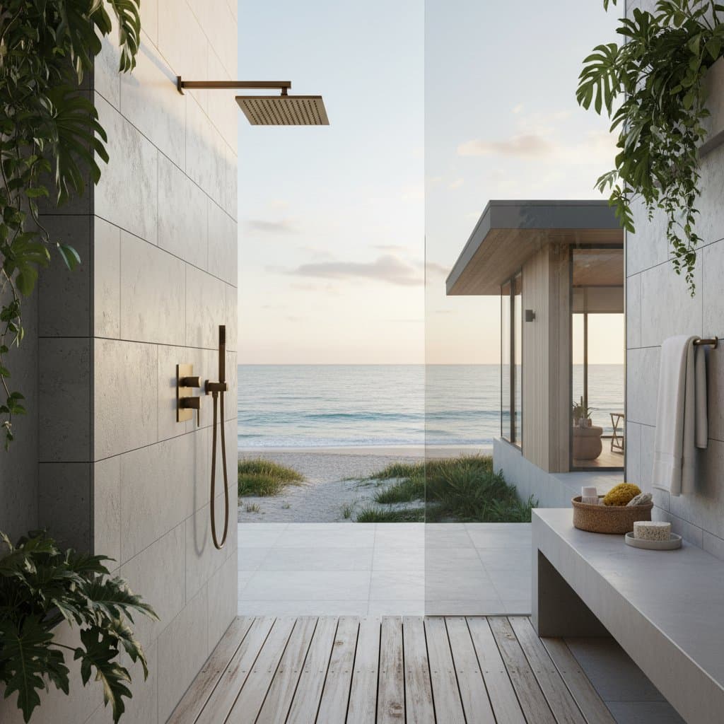 Preview image for How a $3K Outdoor Shower Boosts Coastal Home Value
