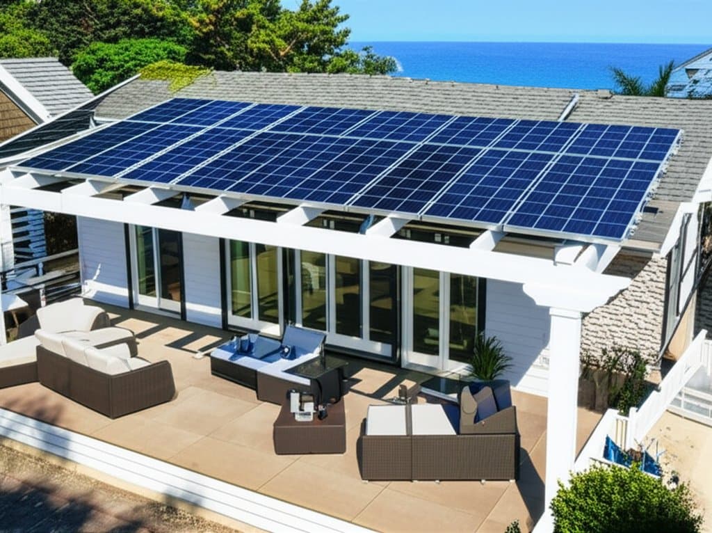Featured image for Solar Pergolas Cut Coastal Energy Bills with Style