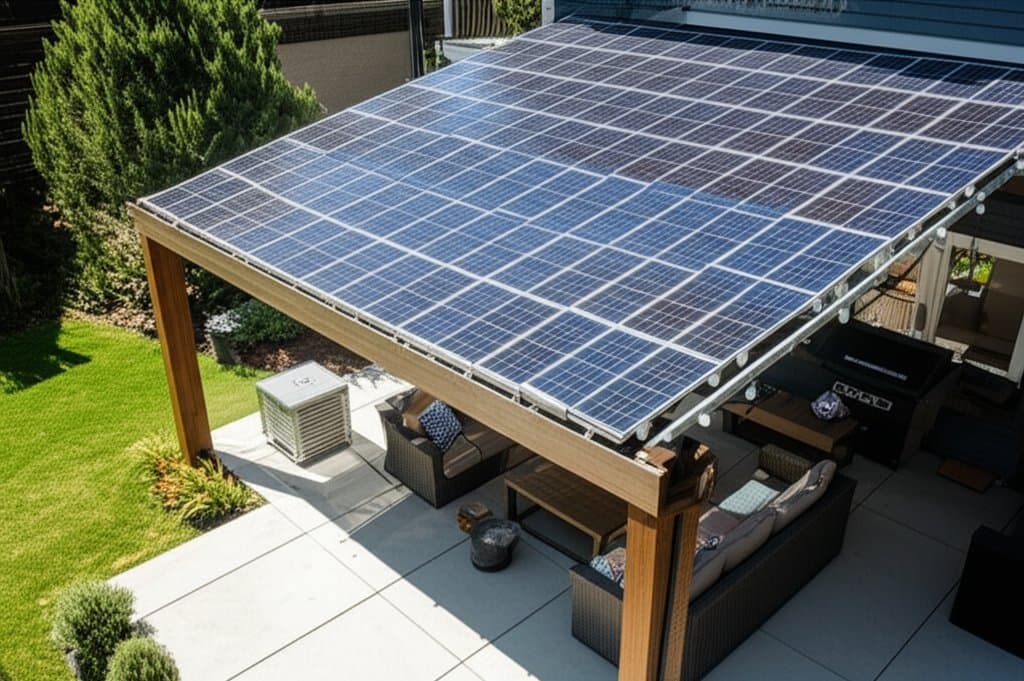 Preview image for Solar Pergolas Cut Energy Bills While Adding Shade
