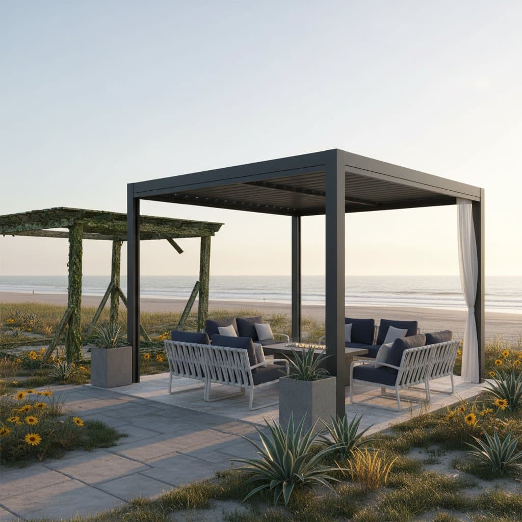 Why Aluminum Pergolas Outlast Wood 3x in Salt Air