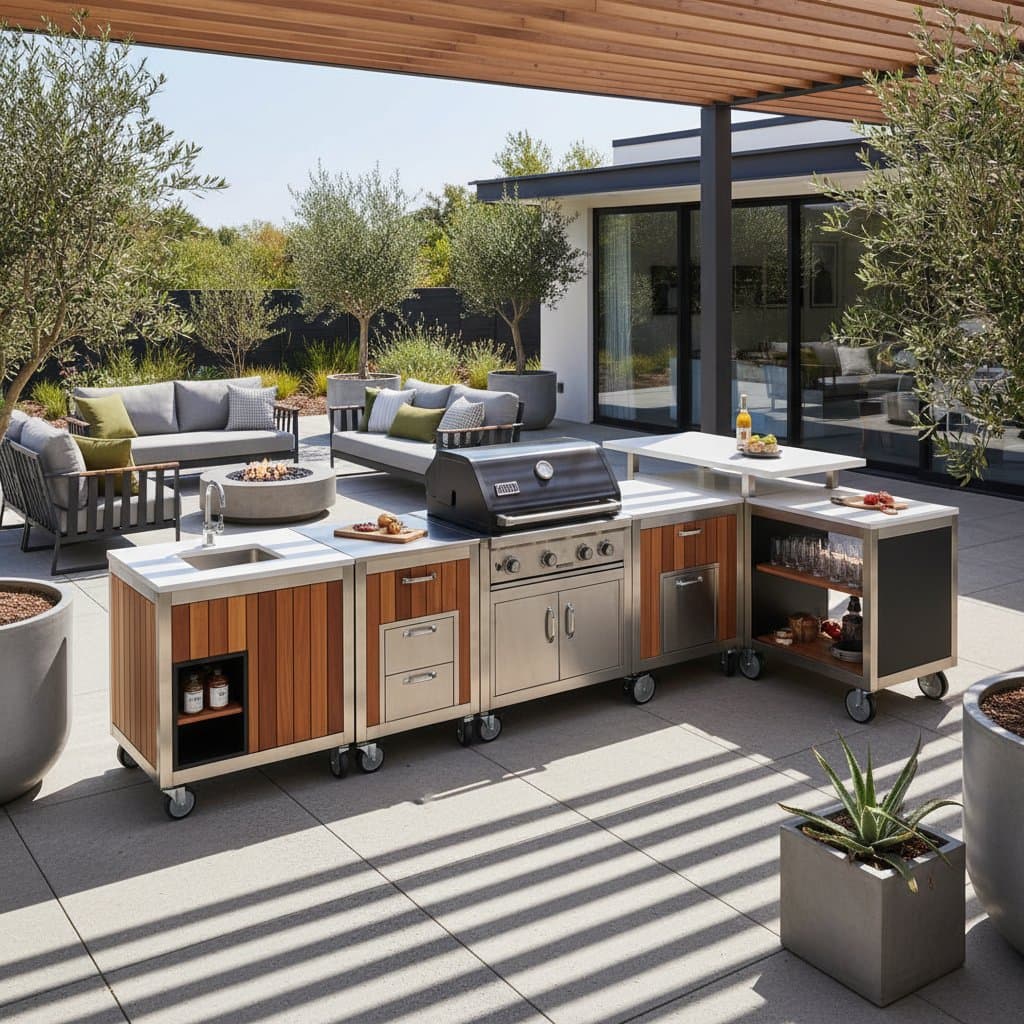 Why Movable Kitchens Beat Built-In Outdoor Spaces