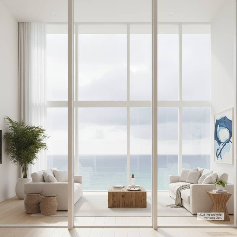 Hurricane Glass Replaces Shutters in Coastal Homes