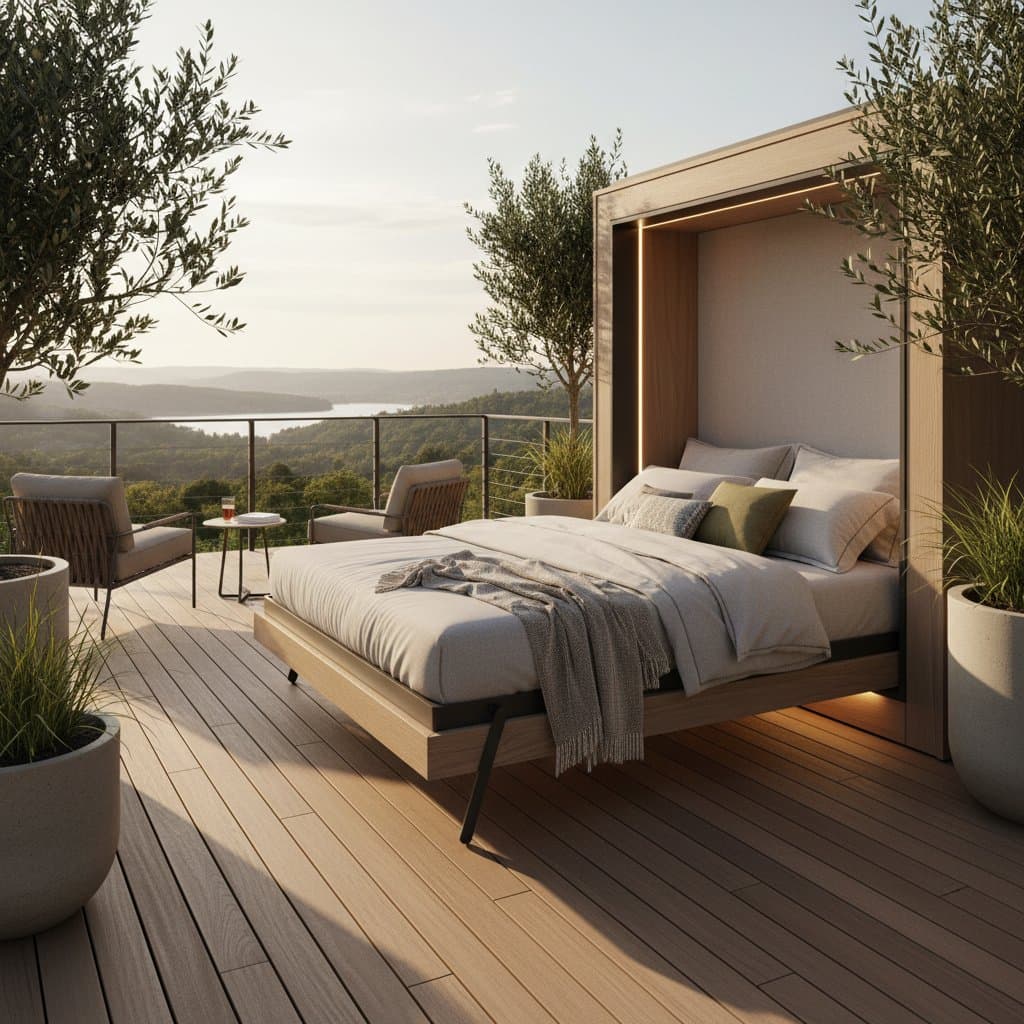 Outdoor Murphy Beds Transform Decks Into Sleeping Spaces