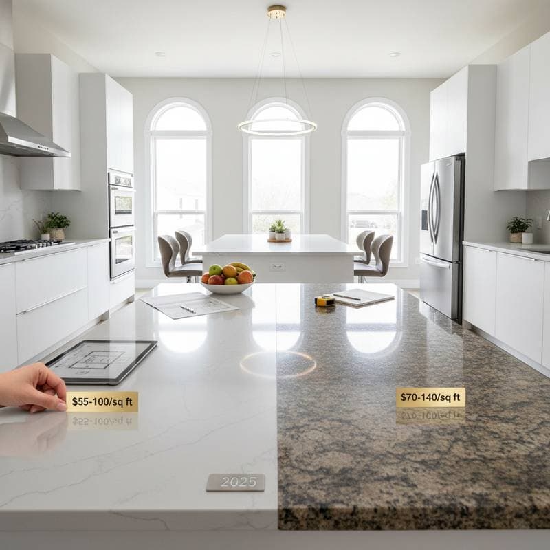 Quartz Now Costs Less Than Granite for Countertops