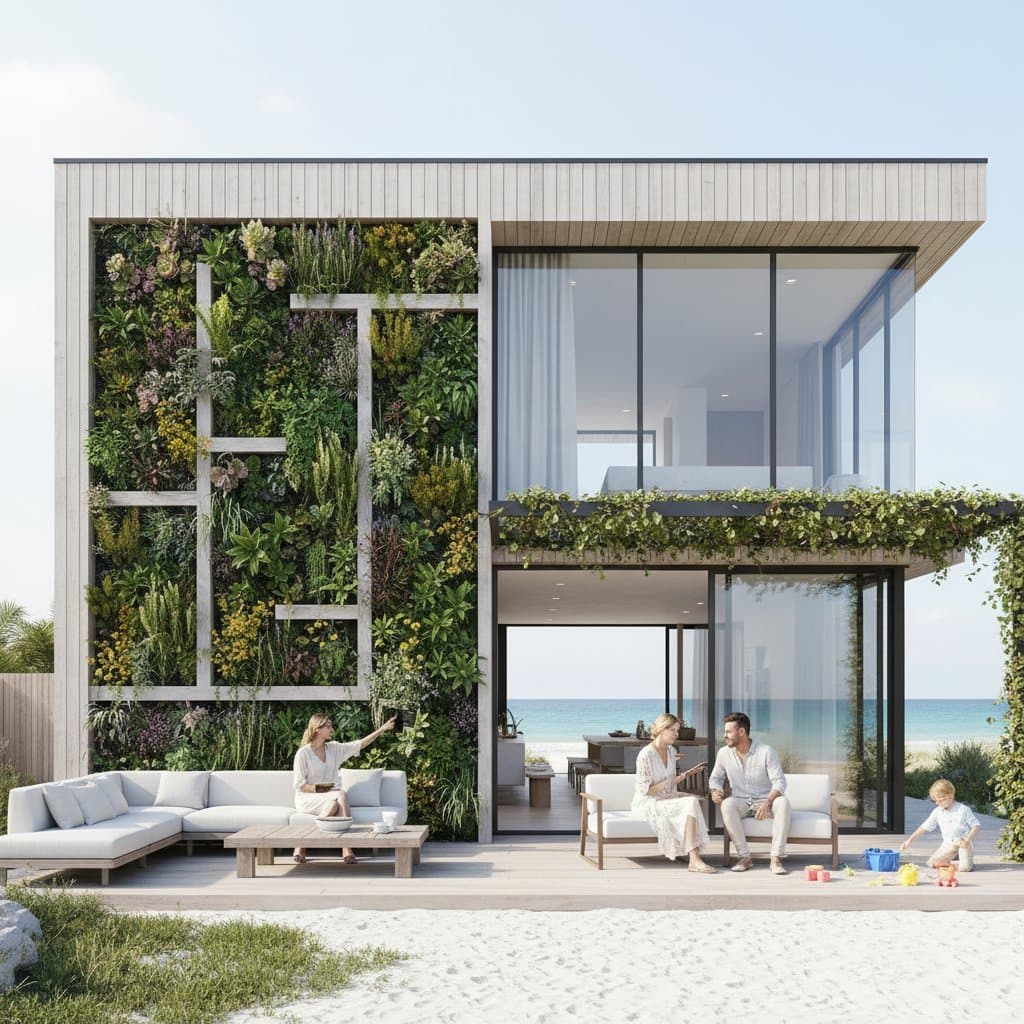 Vertical Gardens Cut Beach Home Cooling Bills 25%