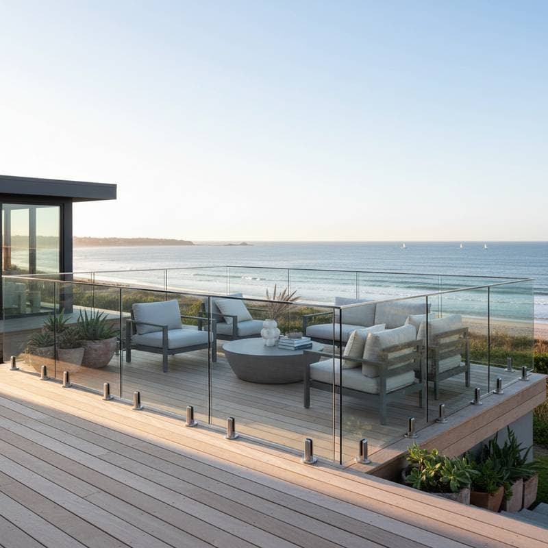 Preview image for Why Glass Railings Rule Coastal Decks