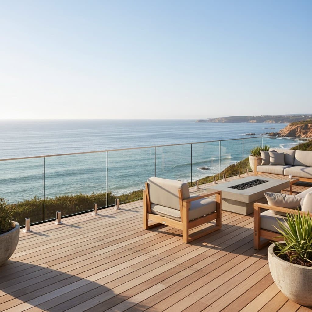 Why Glass Railings Rule Coastal Decks