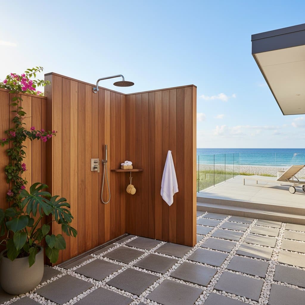 Outdoor Showers Add $15K Value to Beach Properties