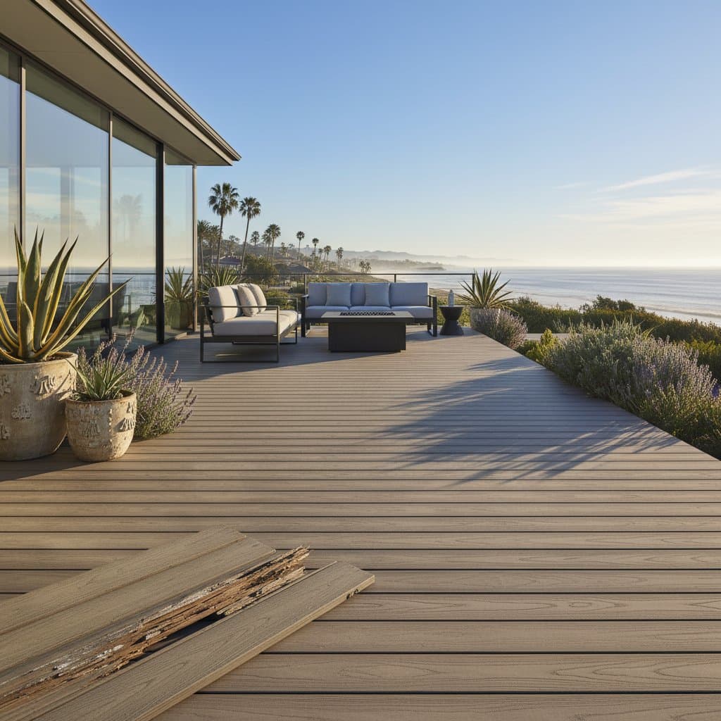 Composite Decking Outlasts Wood by 30 Years