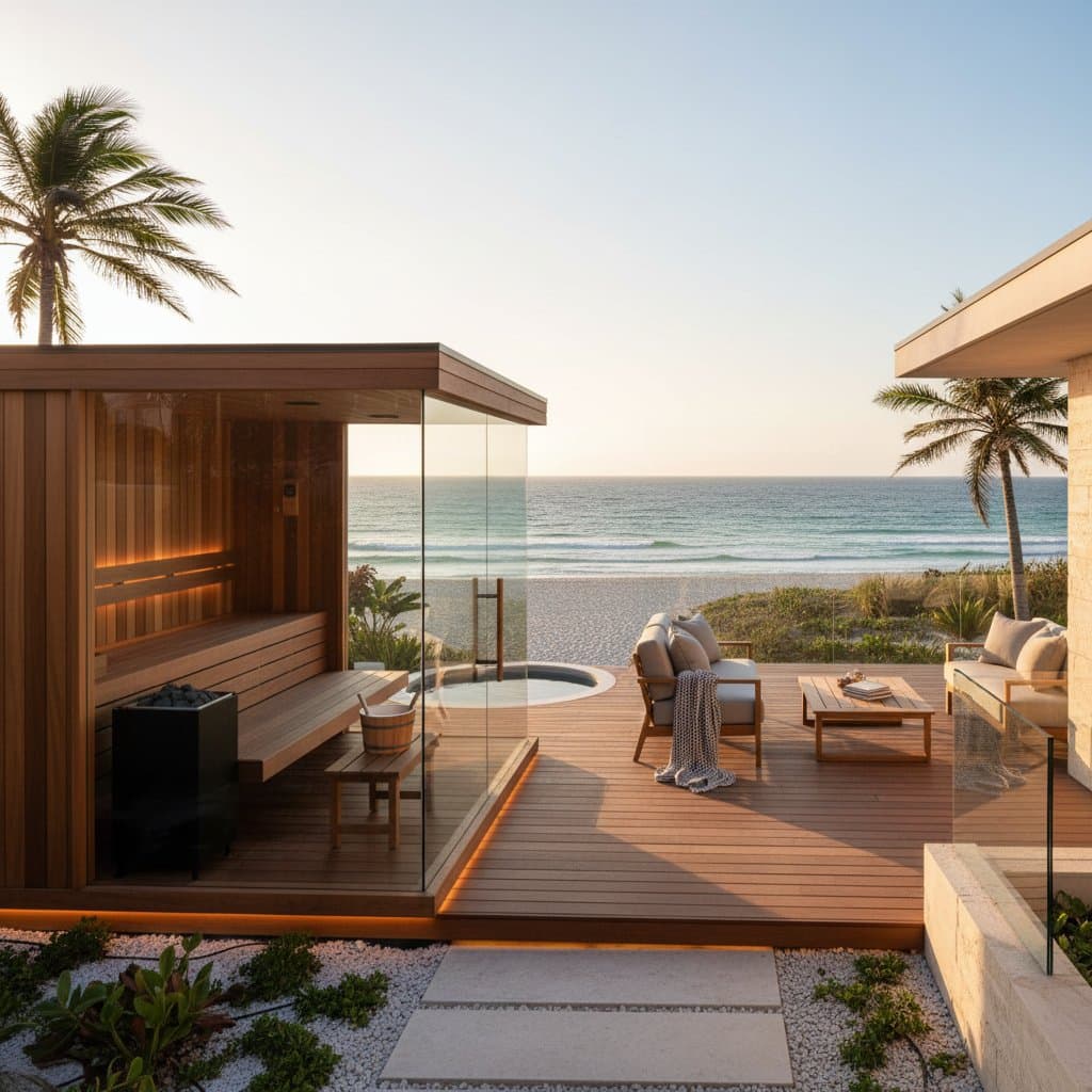 Outdoor Saunas Add 8% to Beach Home Prices