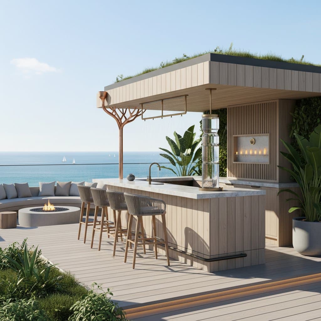 Rainwater Bars Merge Sustainability with Rooftop Style