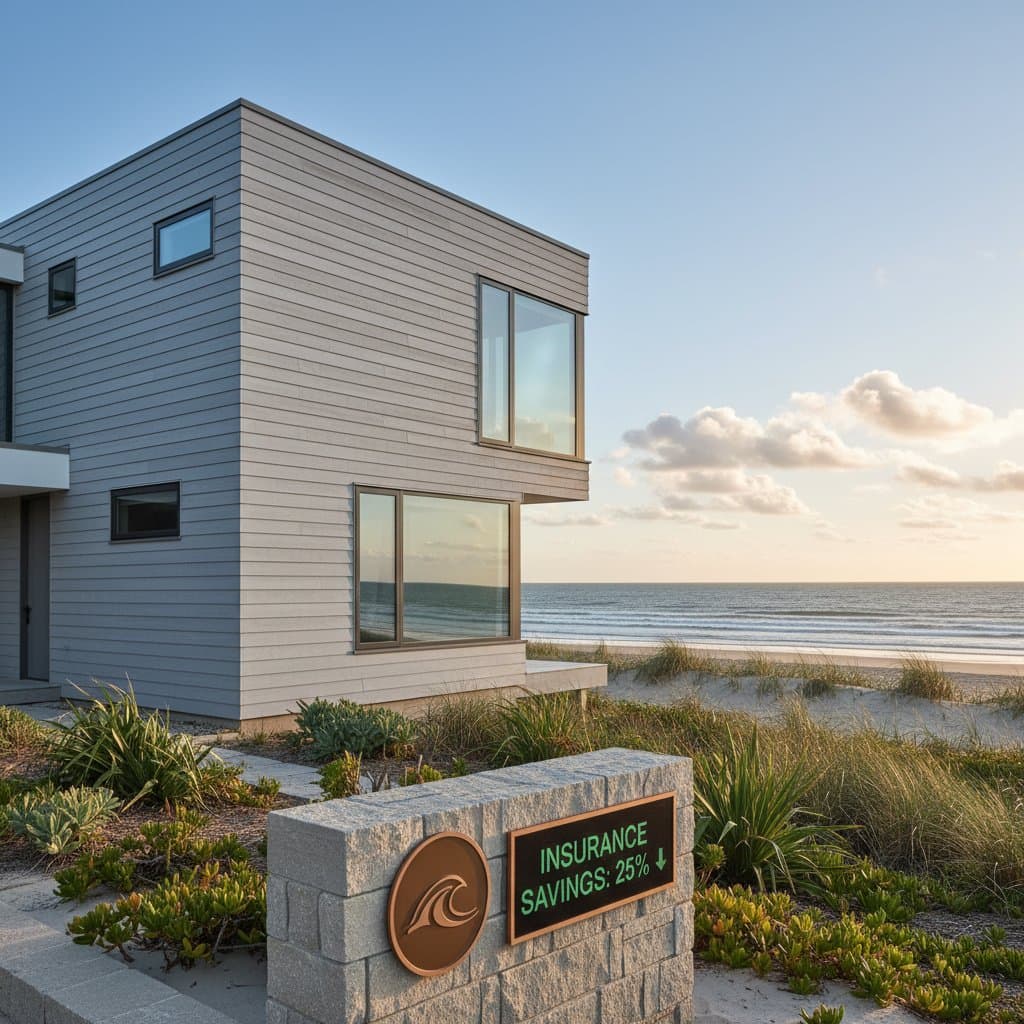 Fiber Cement Siding Cuts Coastal Insurance 25%