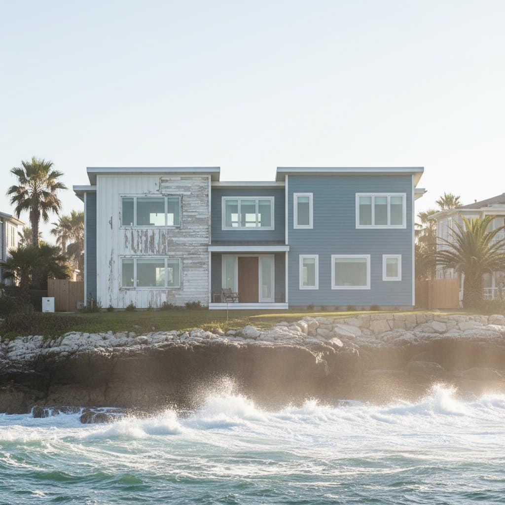 Fiber Cement Lasts 3X Longer Than Vinyl in Salt Air