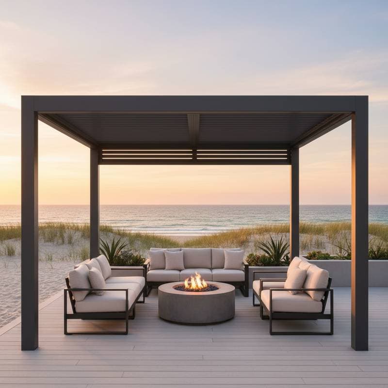 Aluminum Pergolas Outsell Wood 3:1 in Coastal Areas