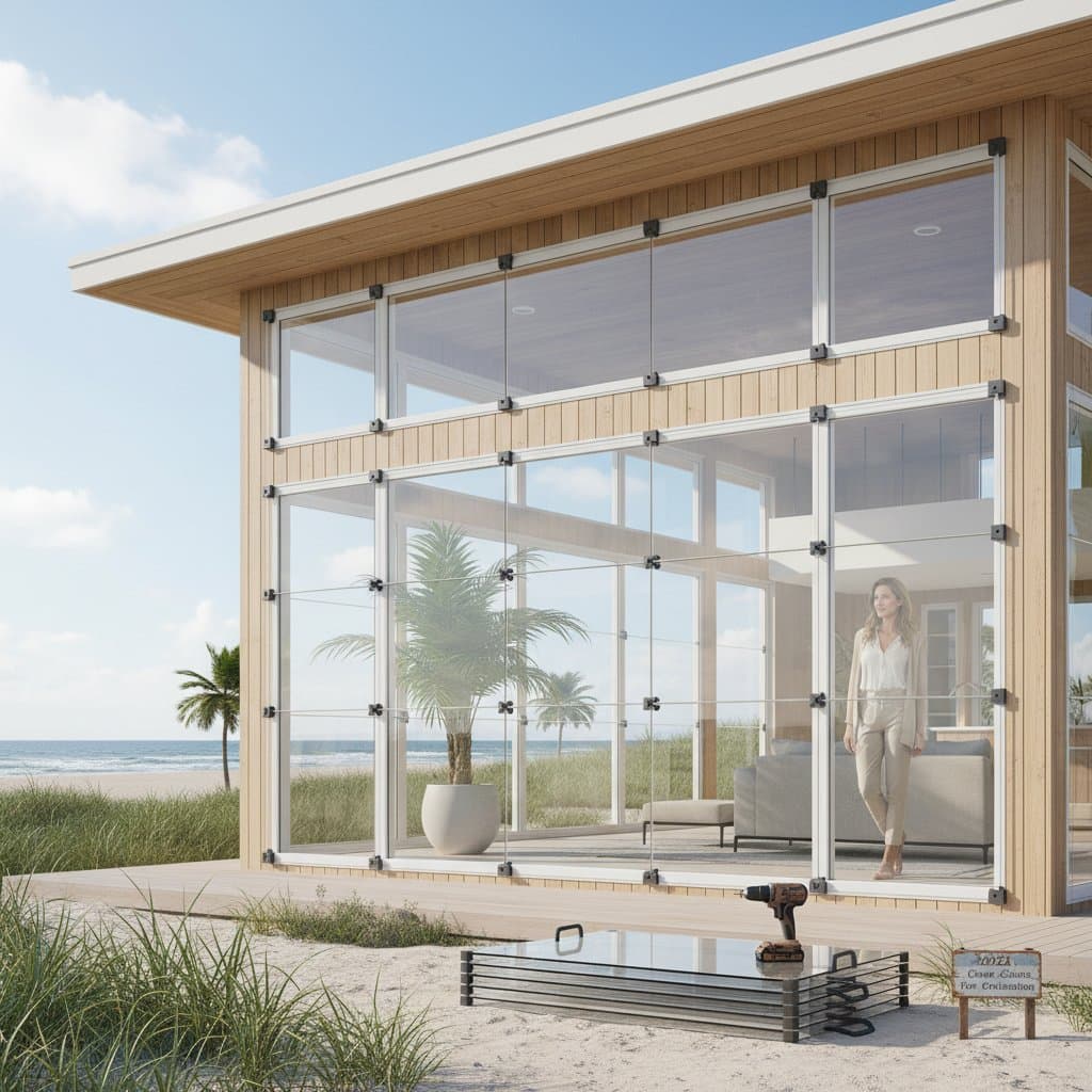 Featured image for Transparent Panels Replace Plywood for Storm Protection