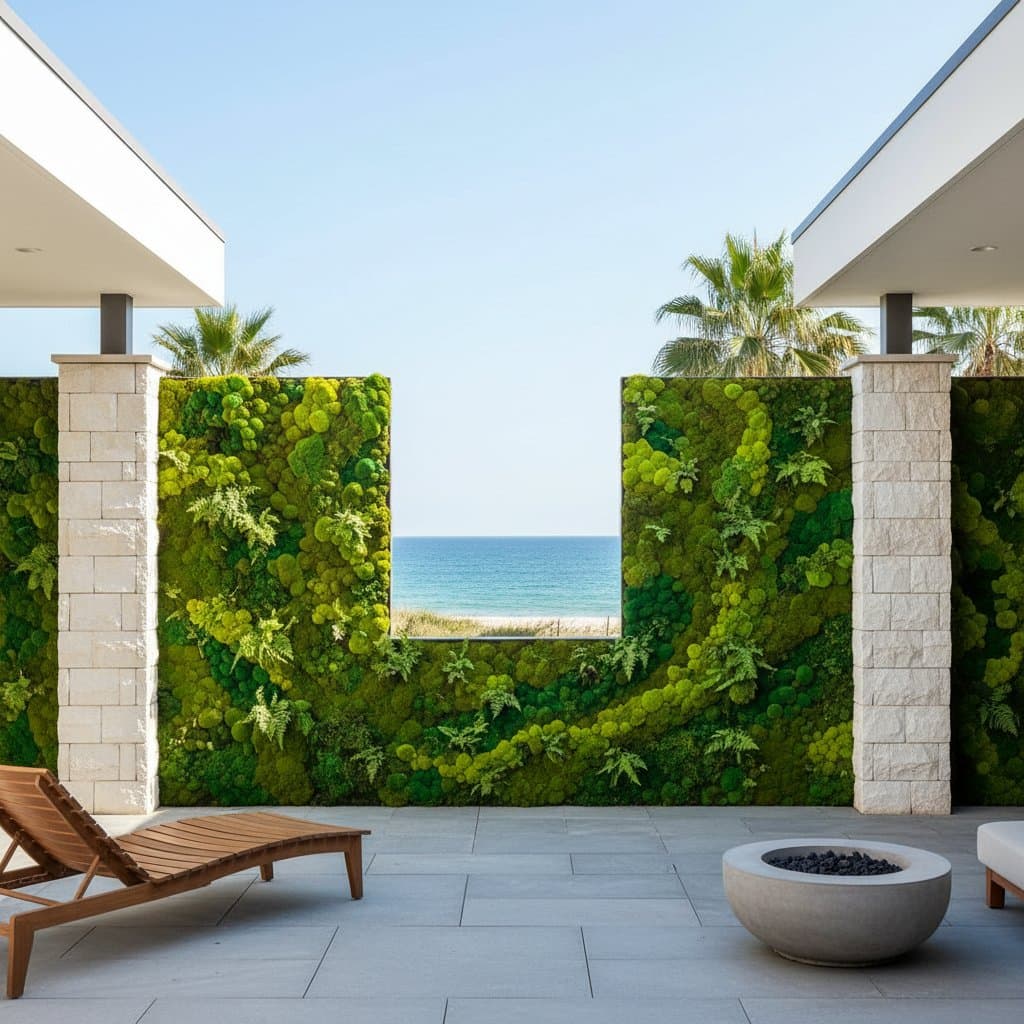 Moss Walls Cost $150 Per Square Foot on Coast