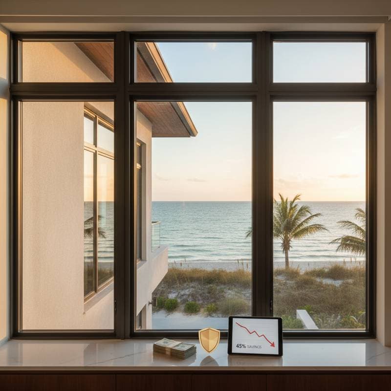 Preview image for Impact Windows Cut Coastal Insurance Bills 45%
