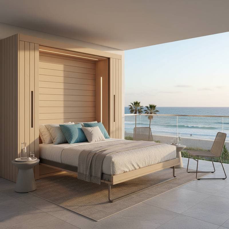 Featured image for Why Outdoor Murphy Beds Rule Coastal Patios