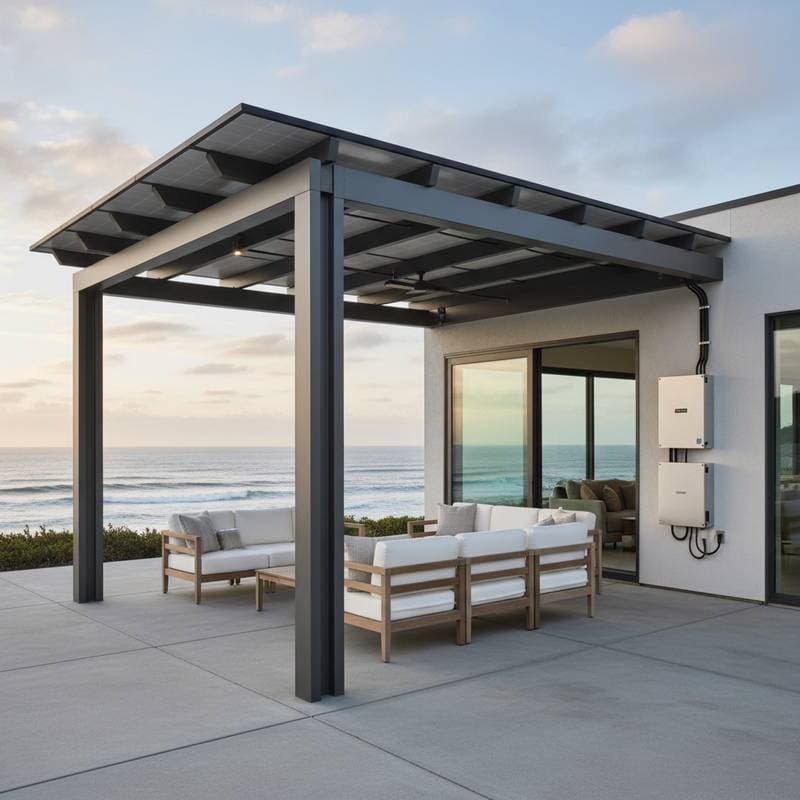 Preview image for Solar Pergolas Cut Coastal Energy Bills While Adding Shade