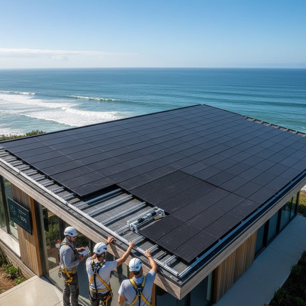 Featured image for Solar Shingles Cut Coastal Energy Bills 85%