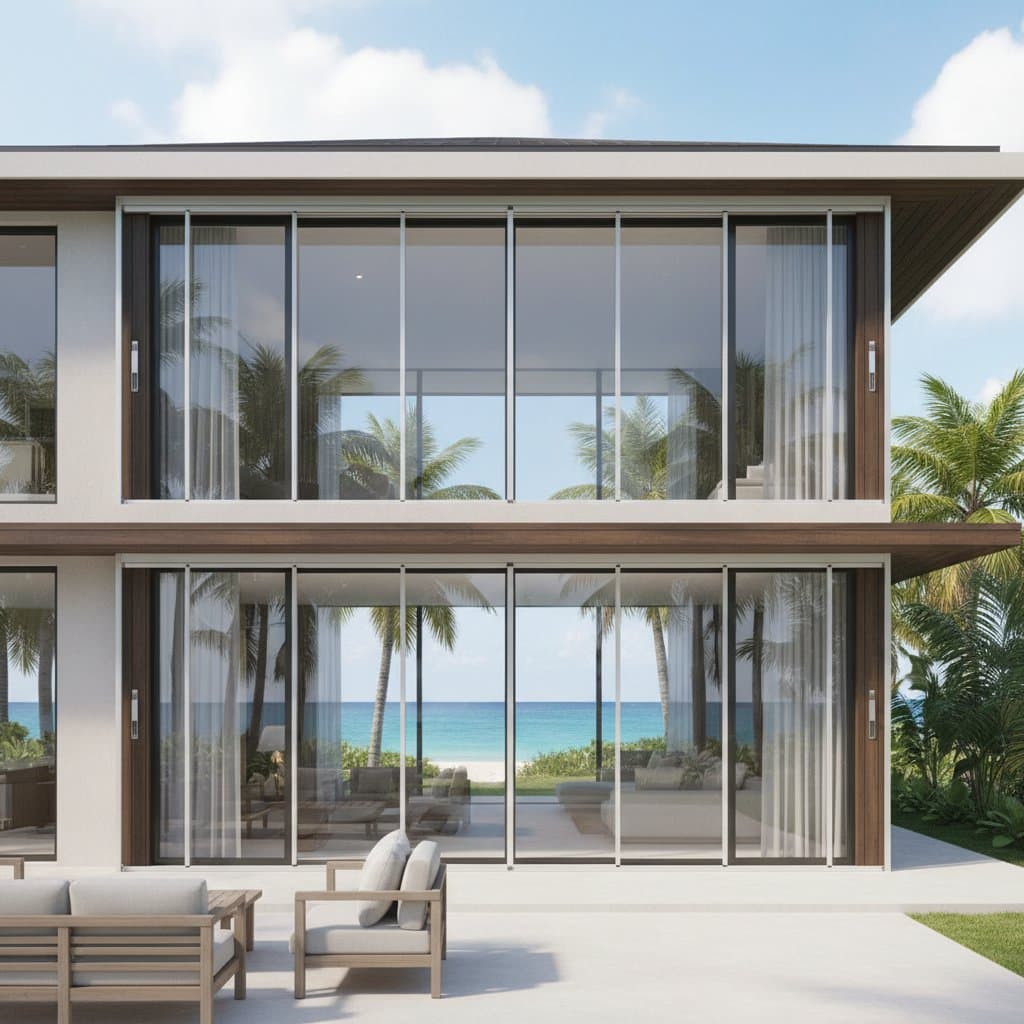 Featured image for Clear Hurricane Panels Offer Views and Storm Protection