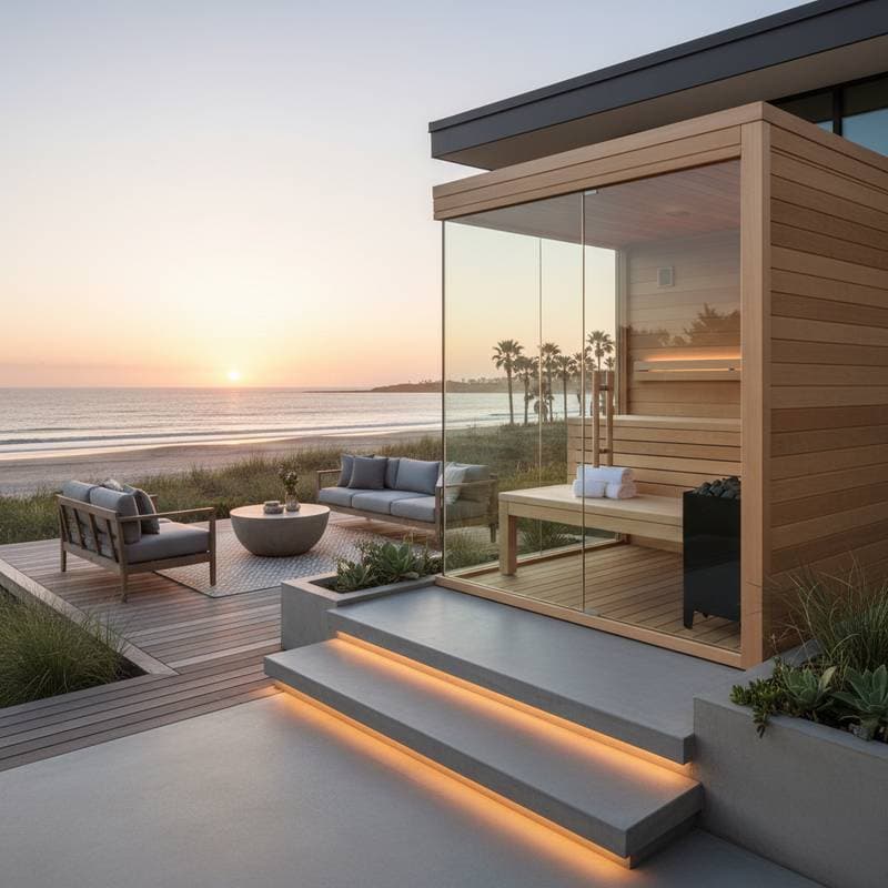 Featured image for 300% Rise: Outdoor Saunas Transform Coastal Living