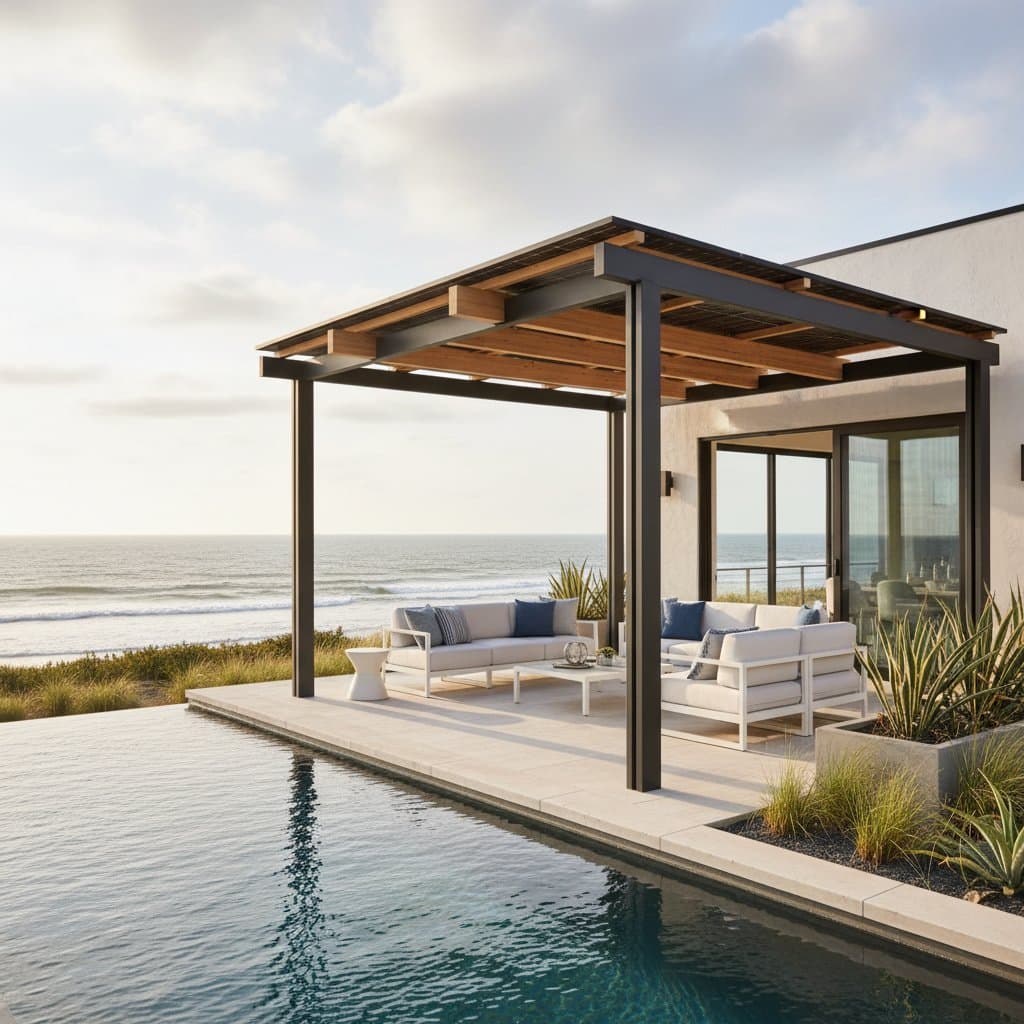 Preview image for Solar Pergolas Cost $12K-$30K for Coastal Shade and Power