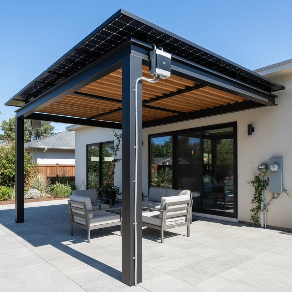Featured image for Solar Pergolas Cut Energy Bills While Shading Patios