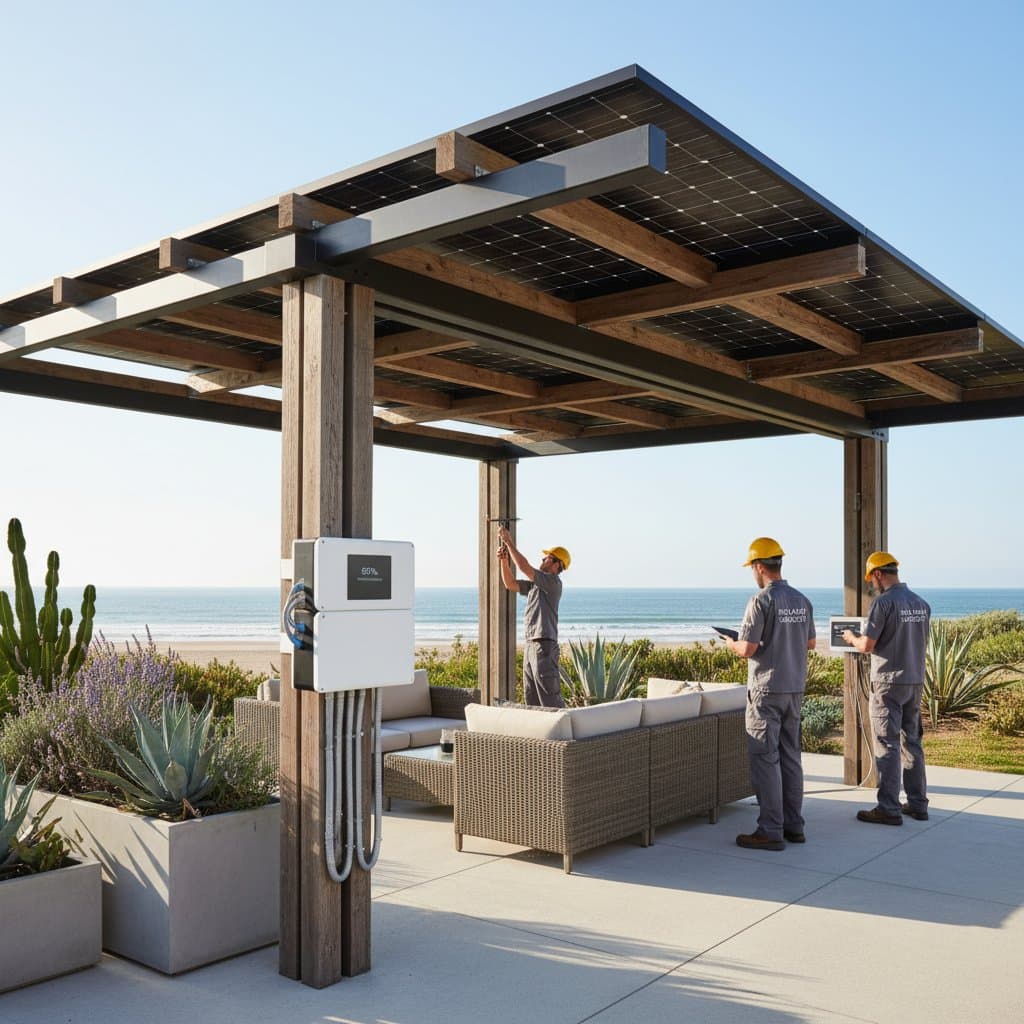 Preview image for Solar Pergolas Cut Coastal Energy Bills by 60%