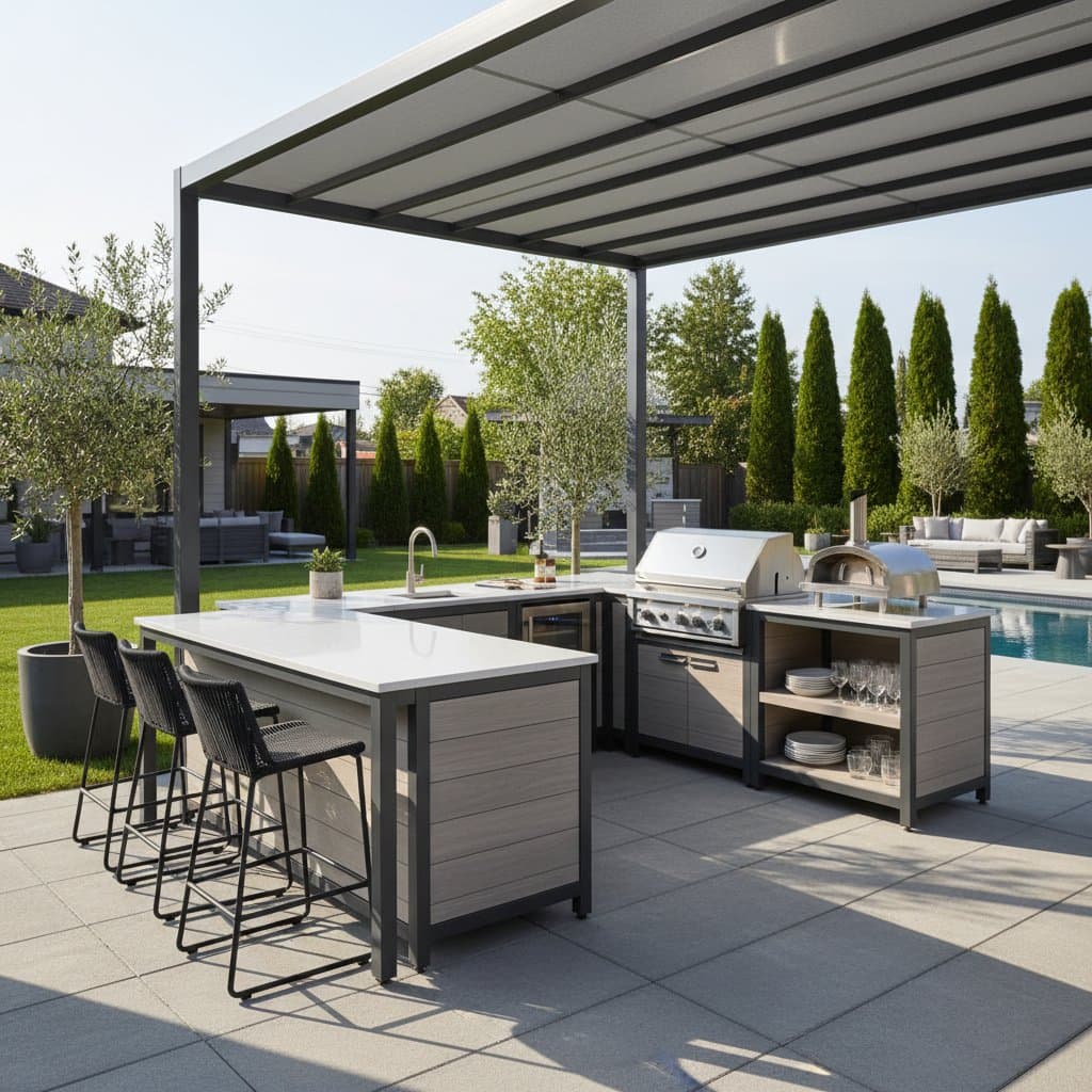Modular Outdoor Kitchens Cost 50% Less Than Built-Ins