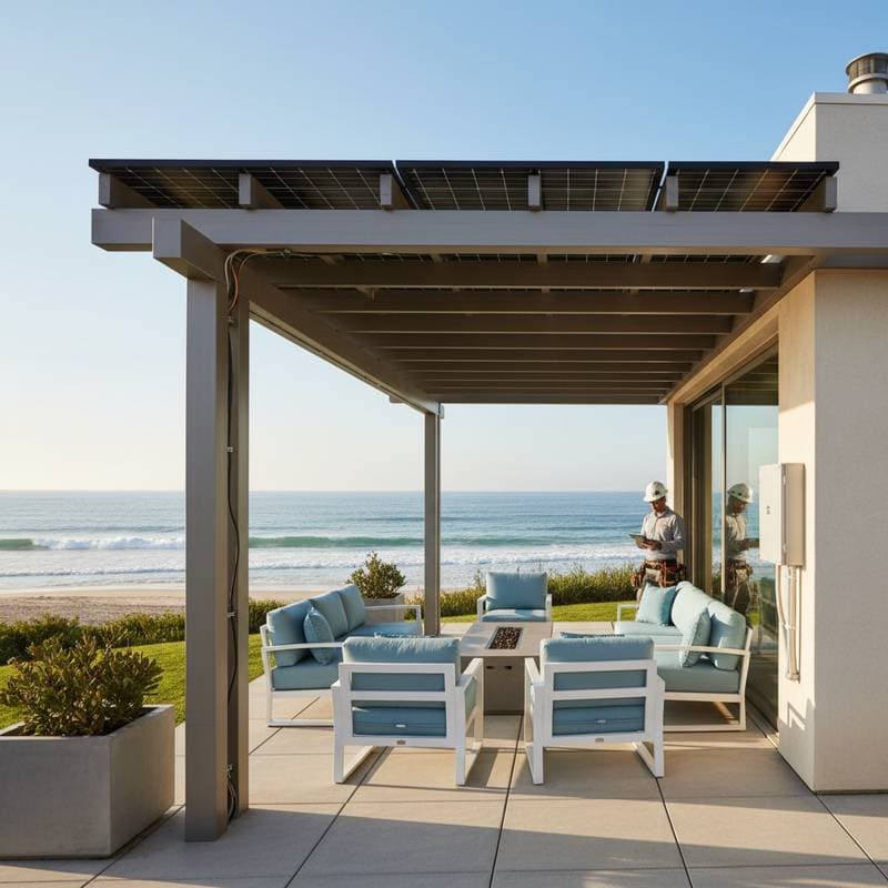 Featured image for Solar Pergolas Cut Energy Bills While Shading Your Patio