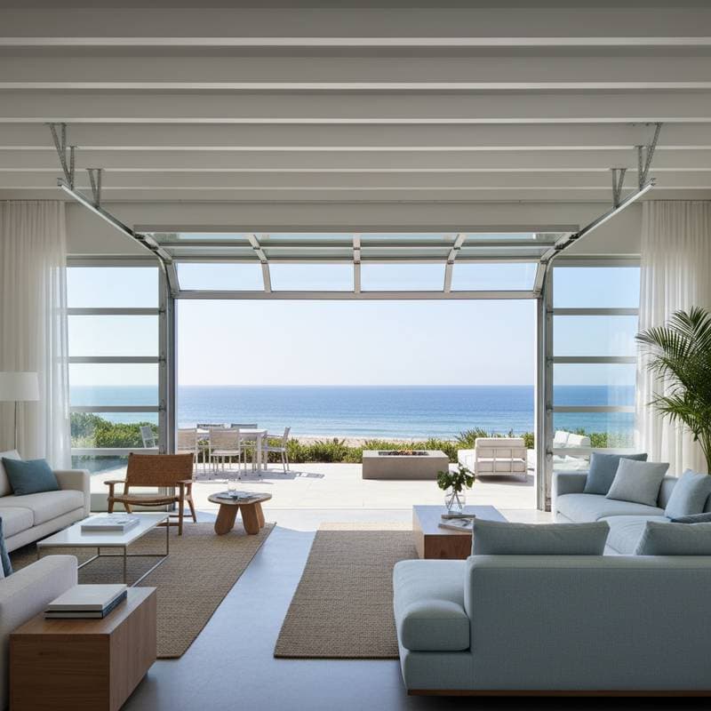 Preview image for Glass Garage Doors Transform Coastal Indoor-Outdoor Living