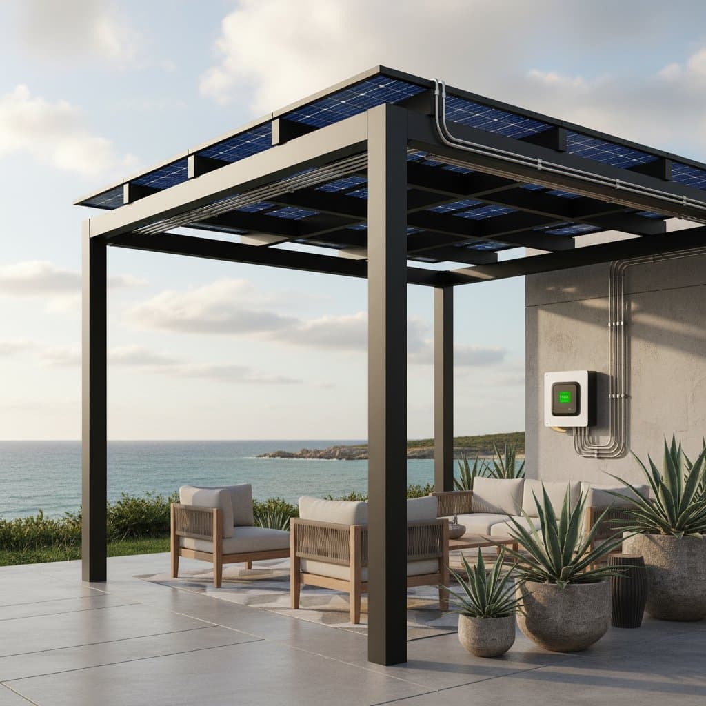 Solar Pergolas Cut Bills While Cooling Your Patio