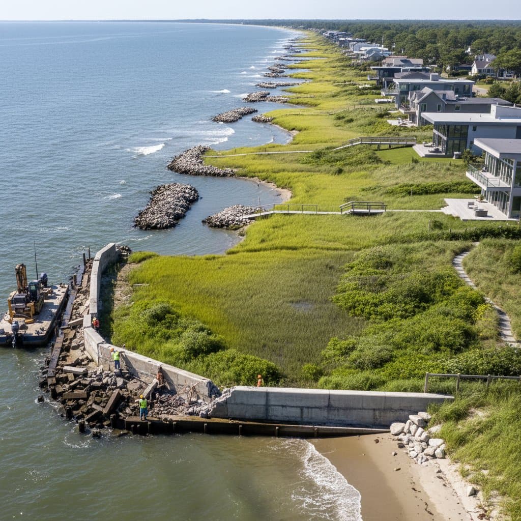 Living Shorelines Replace Seawalls in 2026 Codes