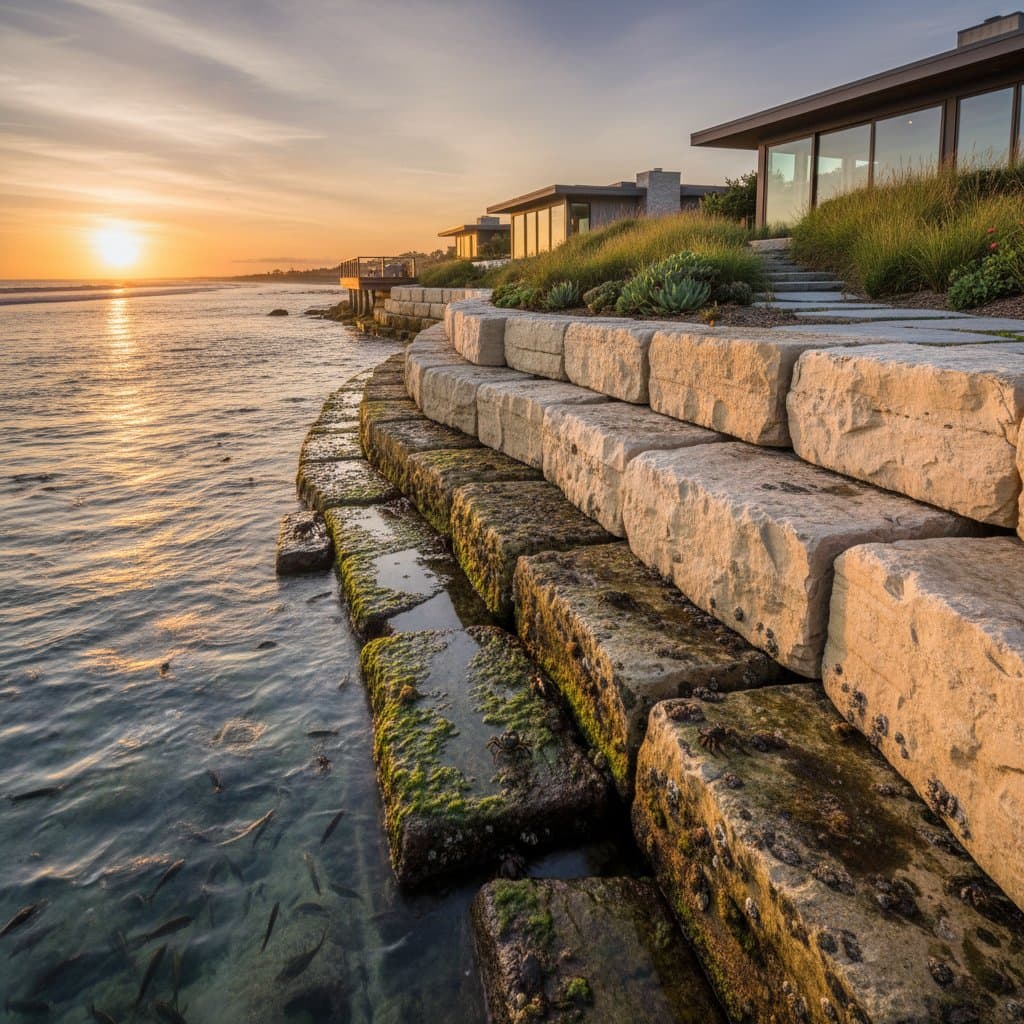 Featured image for Limestone Seawalls Cost Less Long-Term Than Concrete