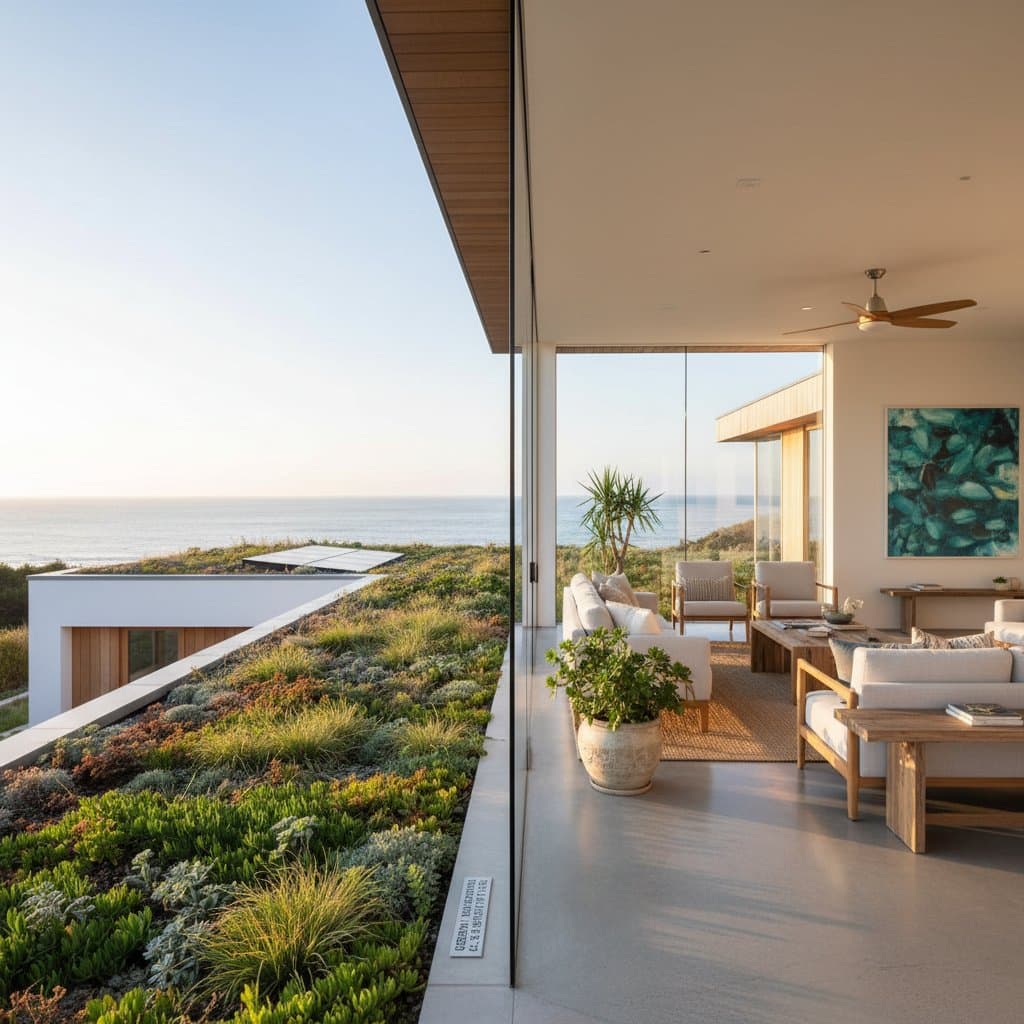 Featured image for Beach Homes Cut AC Costs 35% with Green Roofs