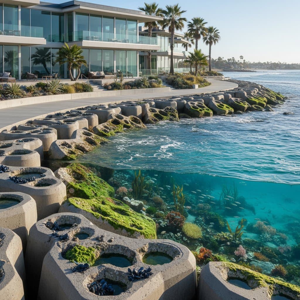Preview image for Living Seawalls Protect Coasts While Rebuilding Marine Life