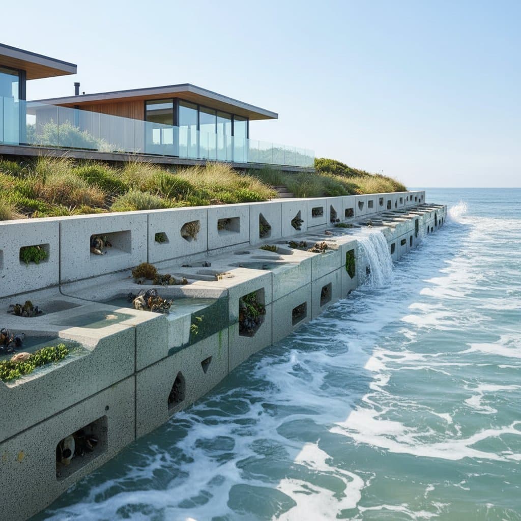 Featured image for Living Seawalls Absorb Waves Instead of Deflecting Them