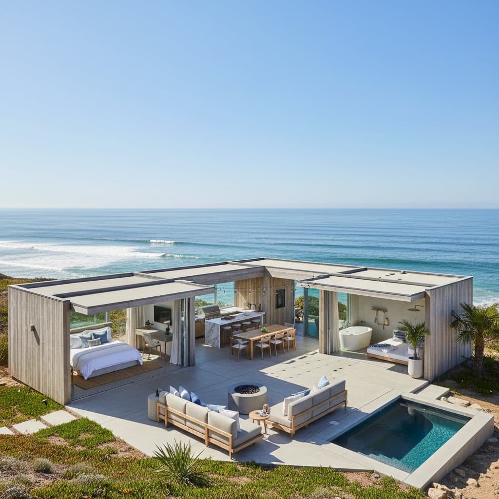 Featured image for Modular Outdoor Rooms That Expand Coastal Living Space