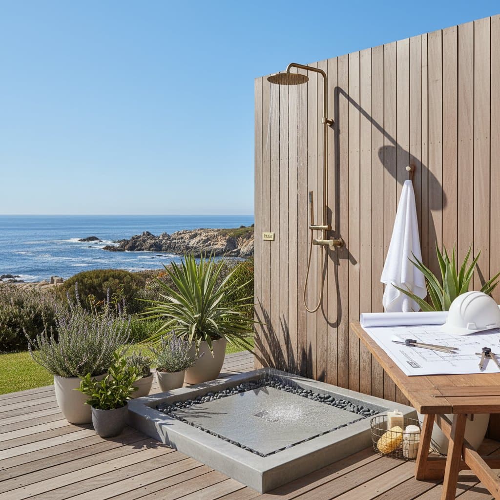 Coastal Outdoor Shower Codes: Permit to Plumbing Rules