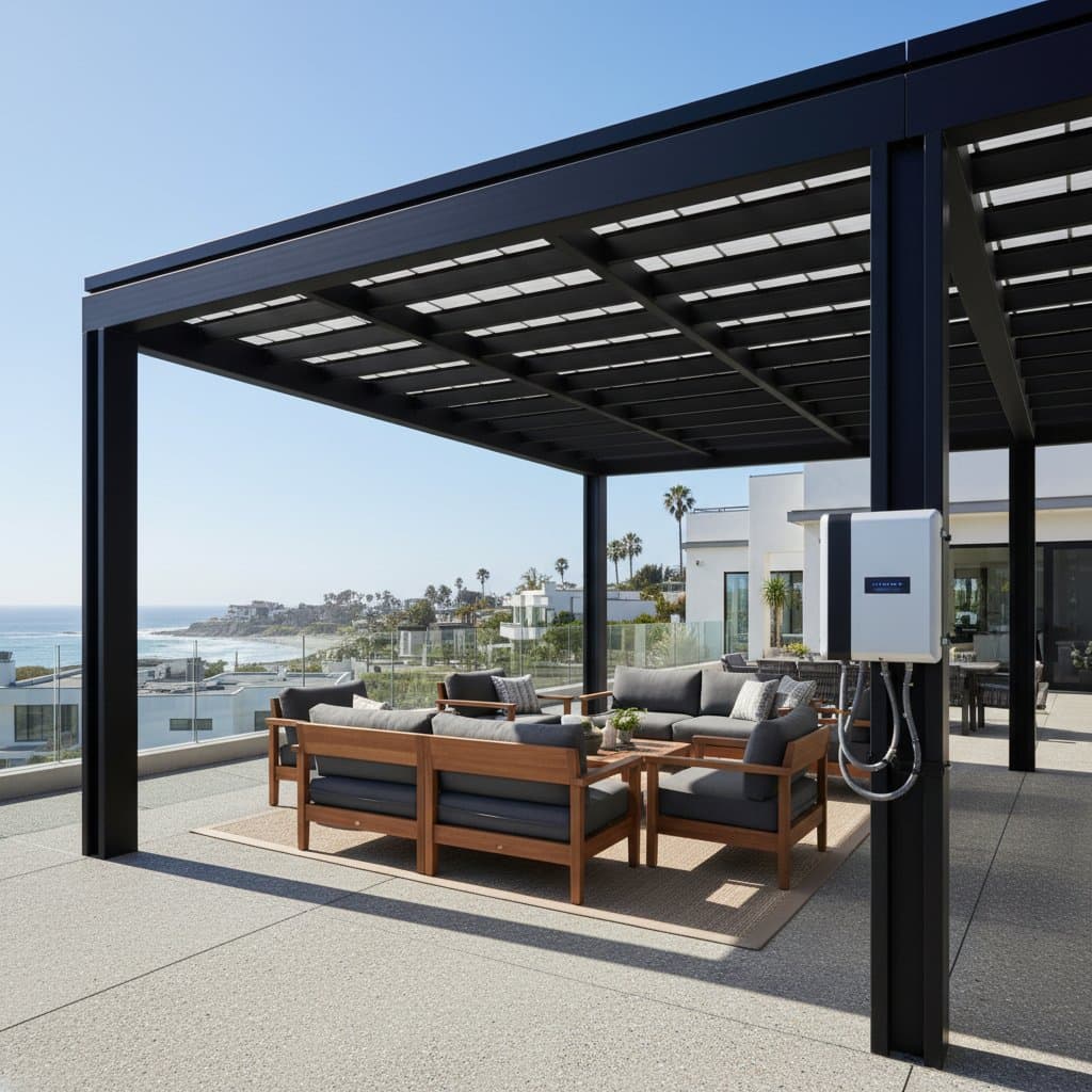 Featured image for Solar Pergolas Cut Energy Bills While Shading Patios