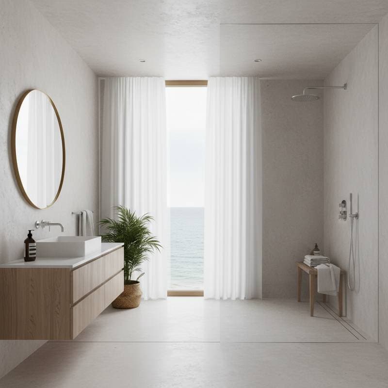 Preview image for Why Beach House Bathrooms Need Wet Rooms Over Tubs