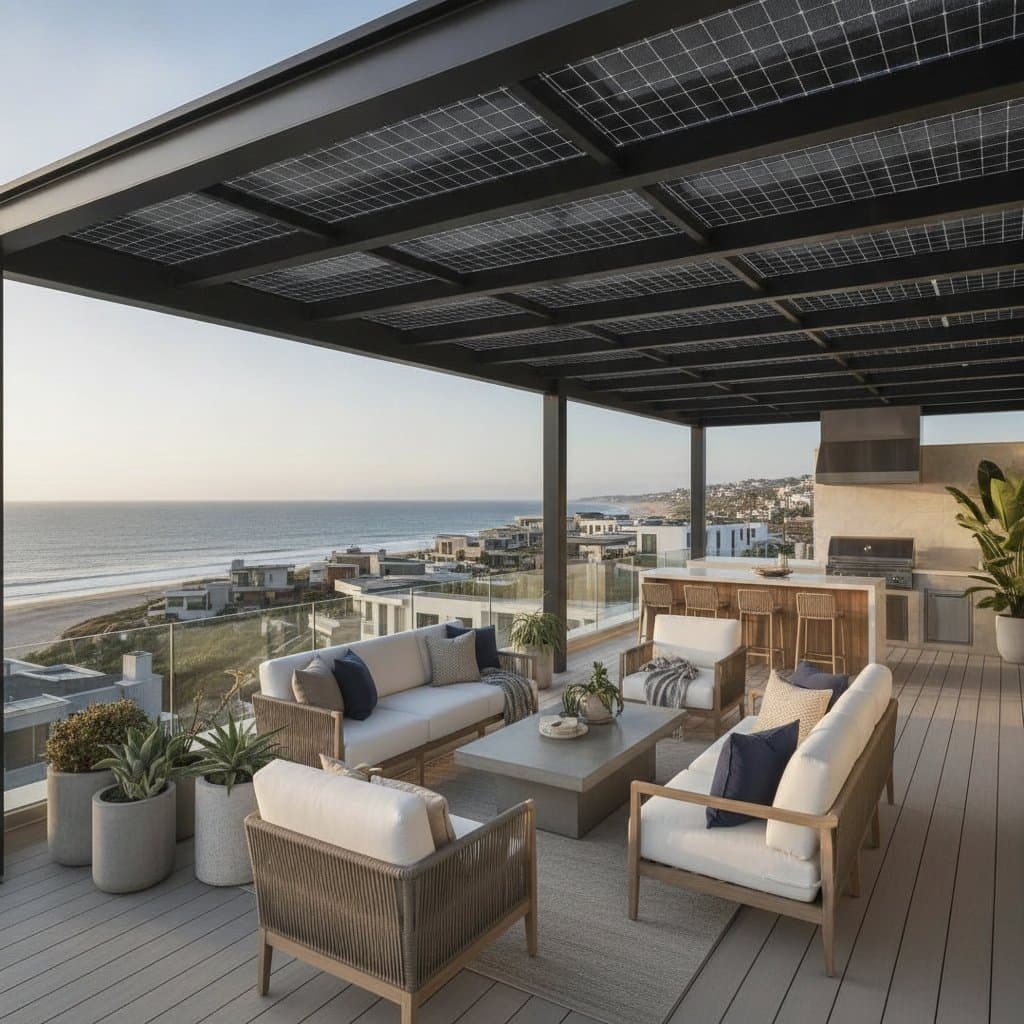 Solar Canopy Rooftop Decks Cost $25K to $60K