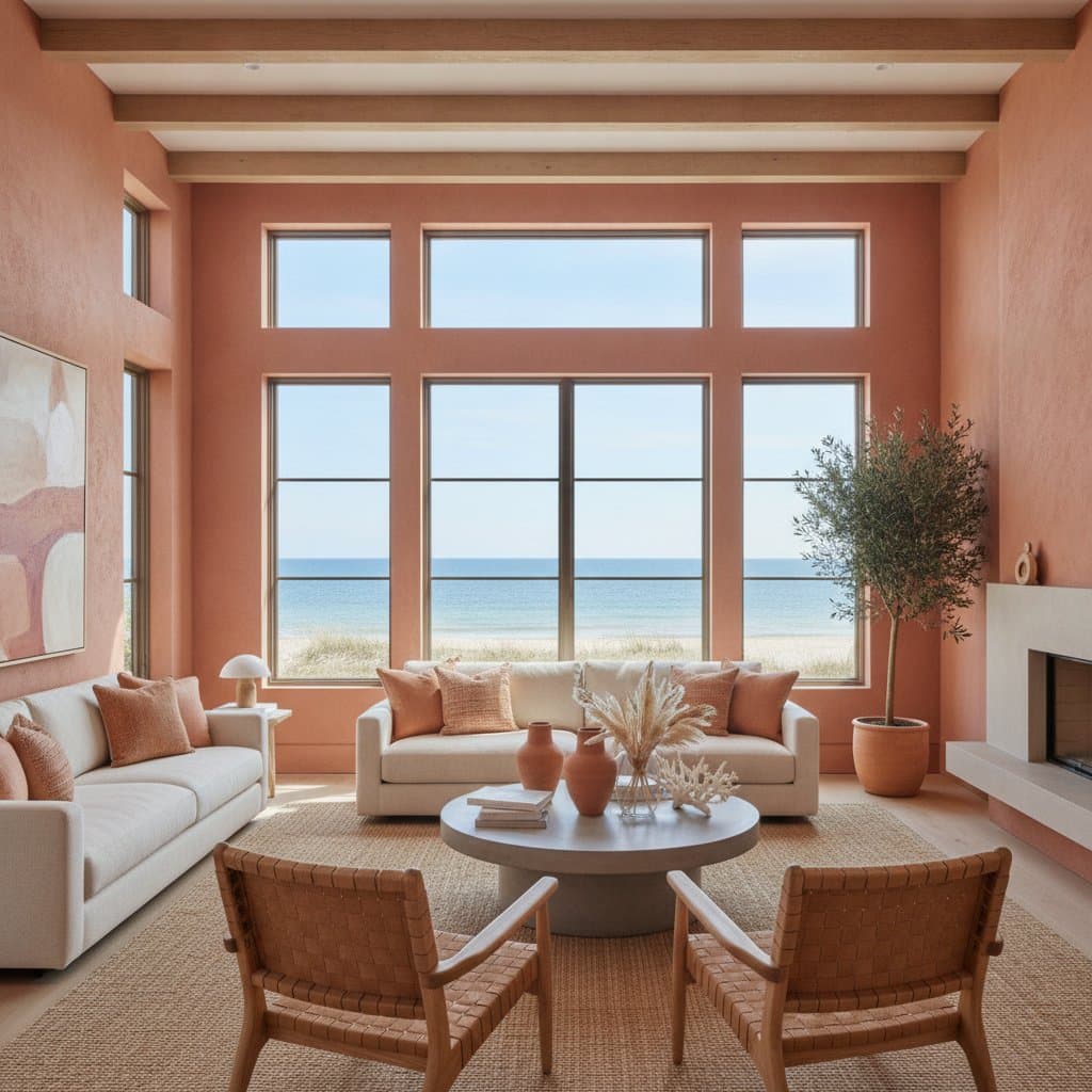 Preview image for Coastal Homes Embrace Warm Coral and Terracotta Tones