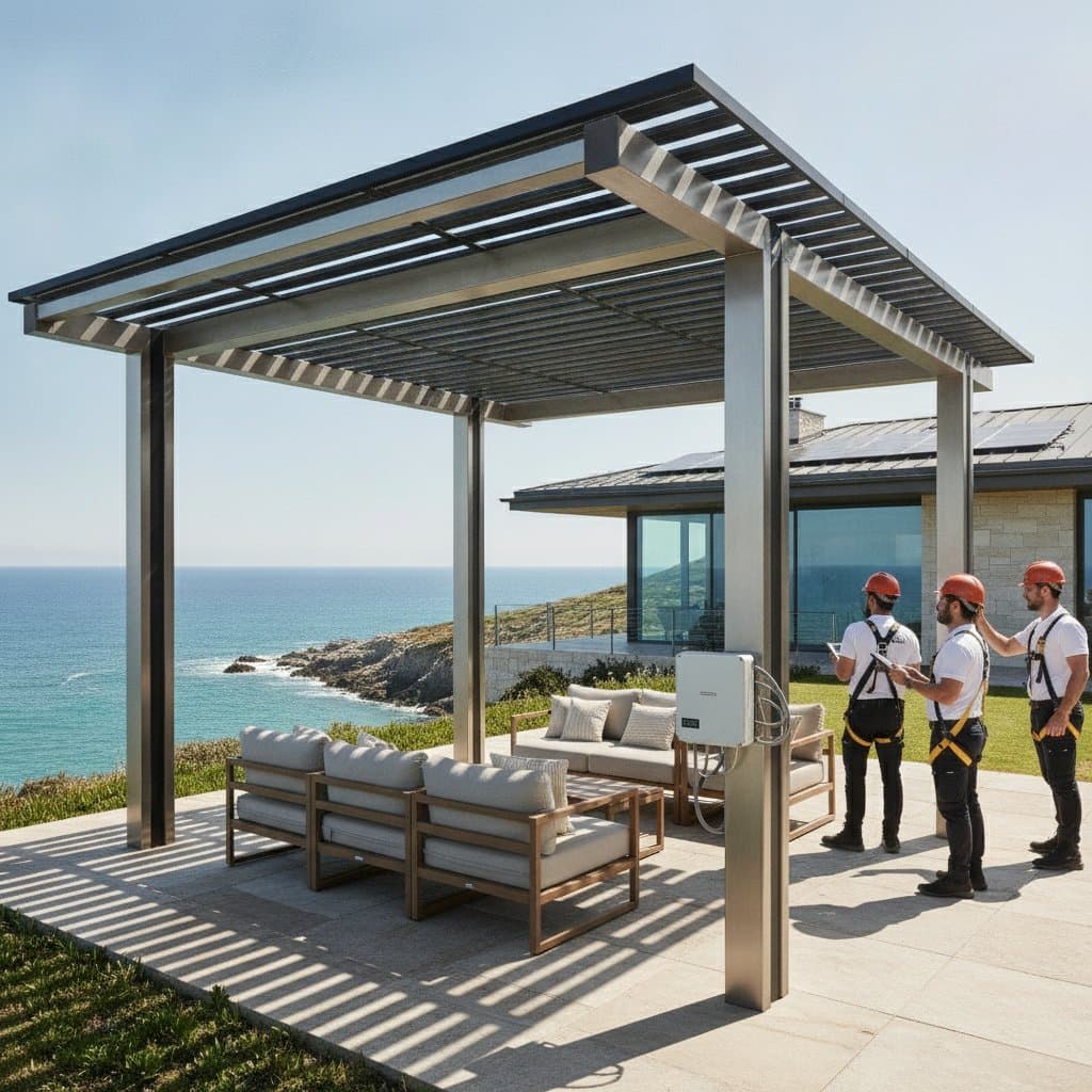 Preview image for Solar Pergolas Solve Coastal Heat and Energy Costs