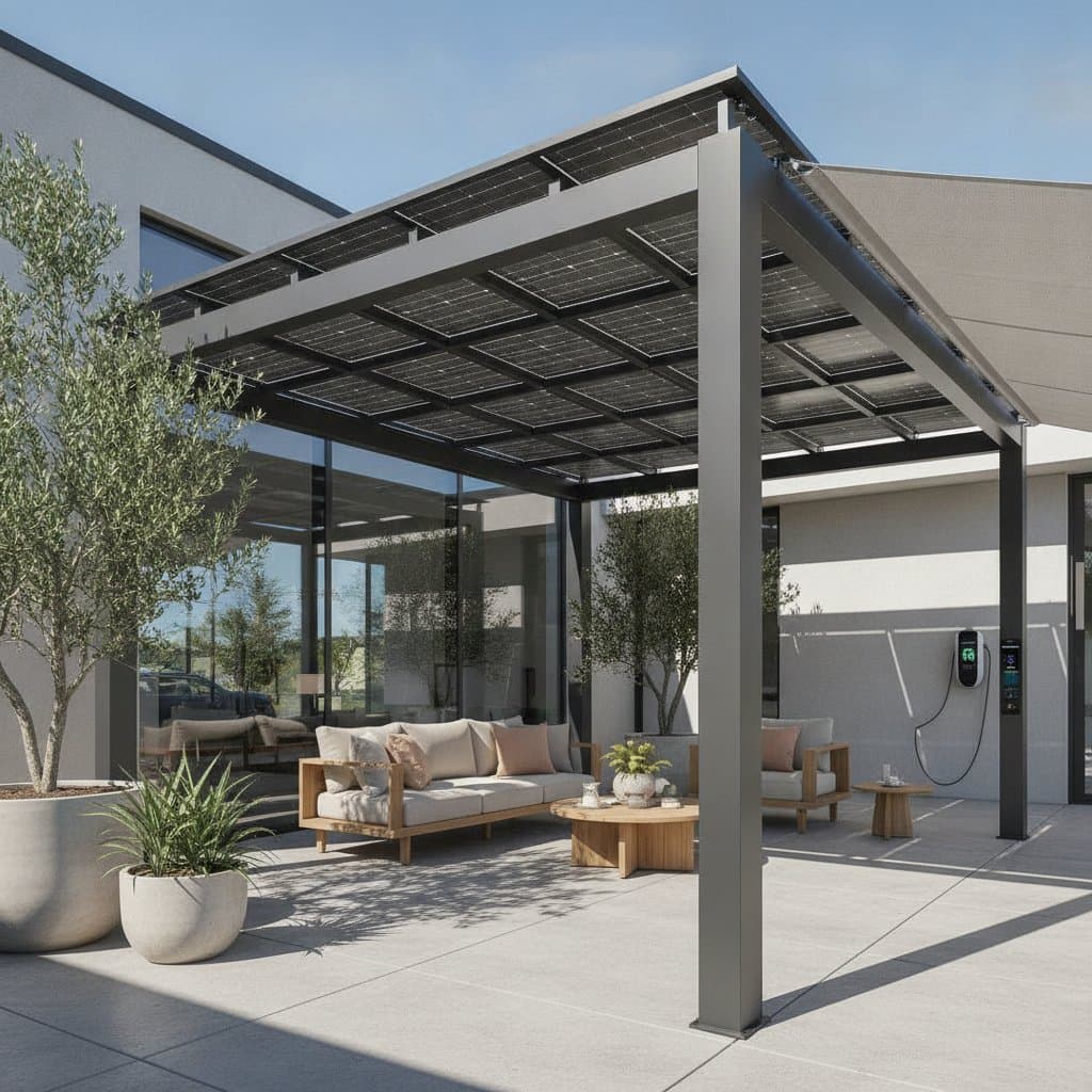 Preview image for Solar Pergolas Turn Your Patio Into a Power Source