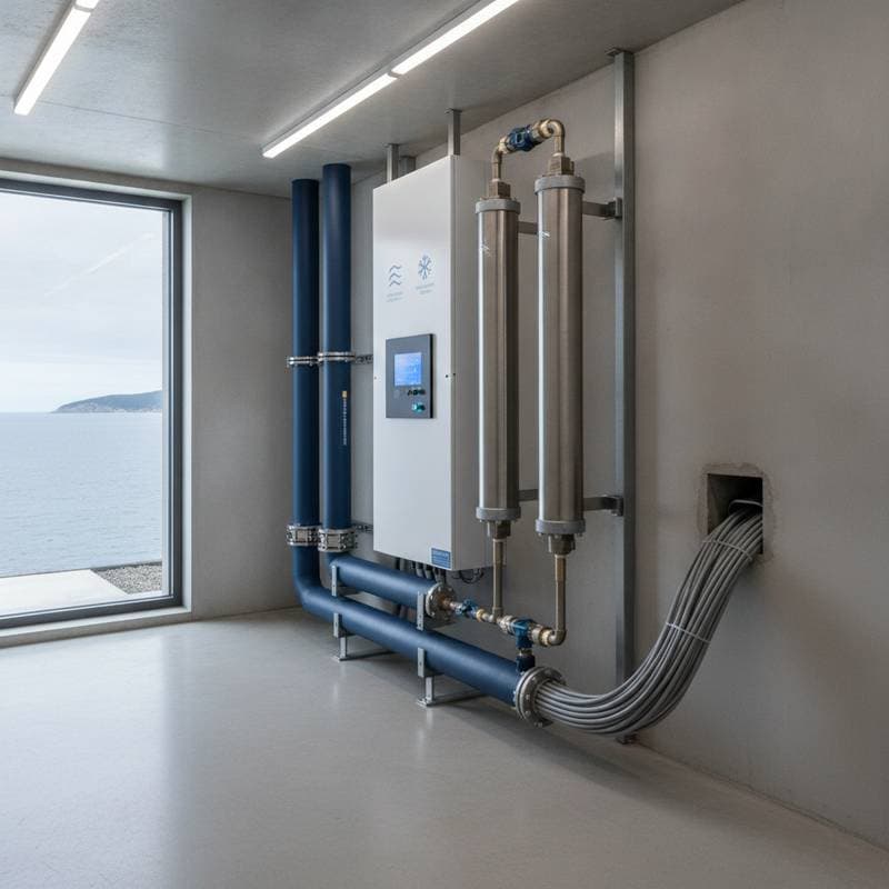 Seawater AC Cuts Coastal Cooling Costs by 60%